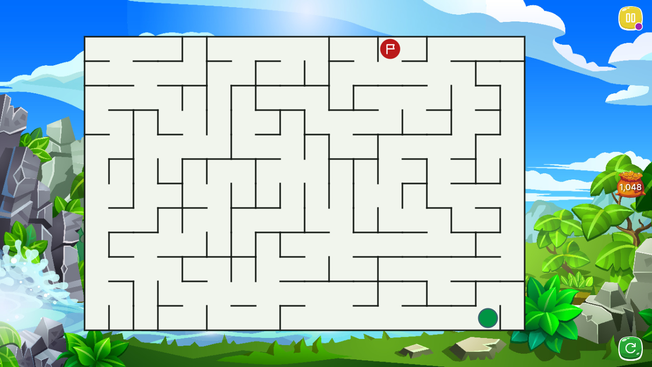 A game of Mazes in progress