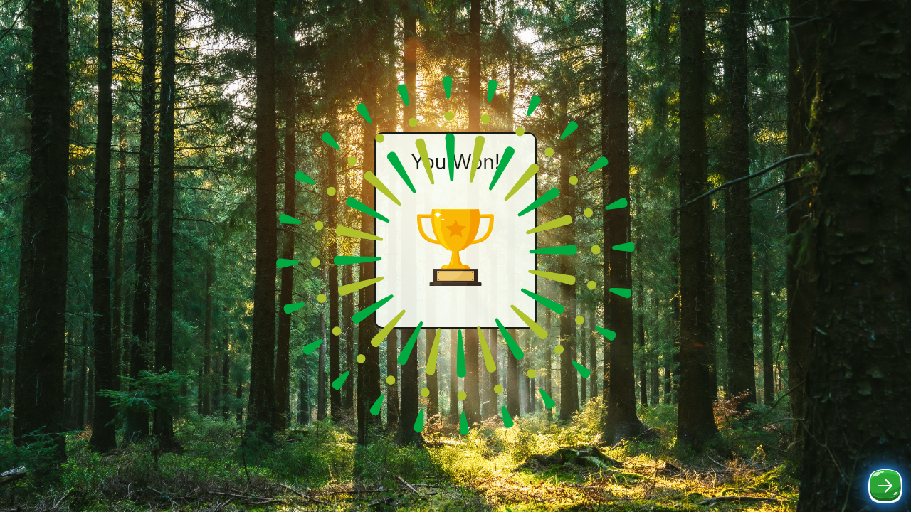 The Sudoku victory screen, showing a trophy after a completed game